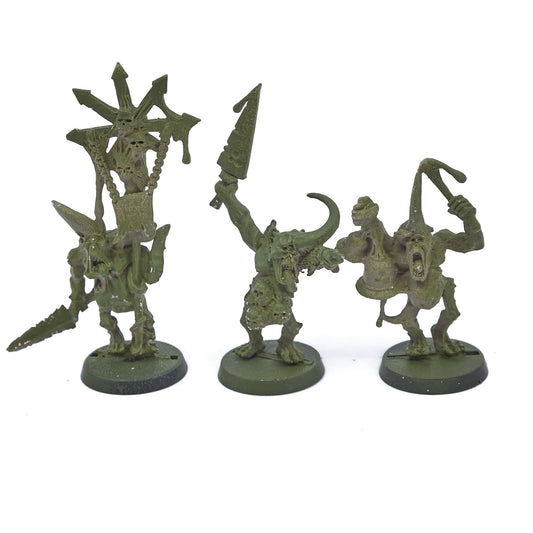 Chaos Daemons - Plaguebearer Command (Metal) (03031) - Used