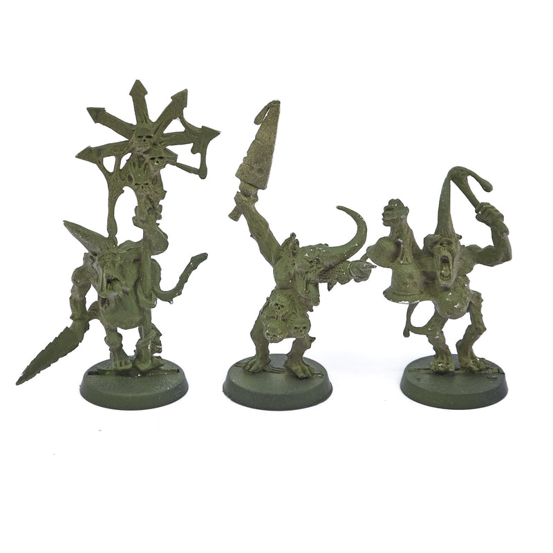 Chaos Daemons - Plaguebearer Command (Metal) (03033) - Used