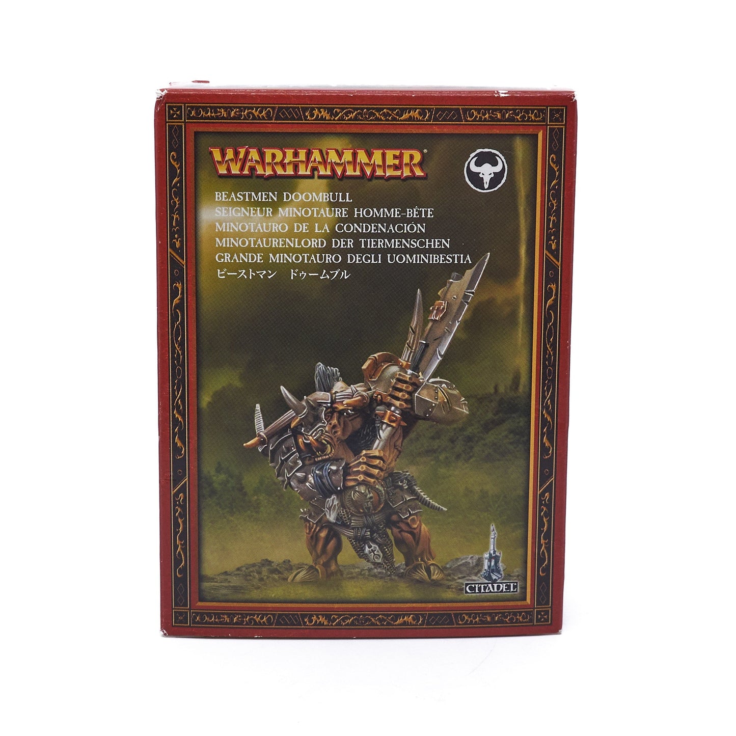 Beasts of Chaos - Beastmen Doombull (Metal) (03170) - Used