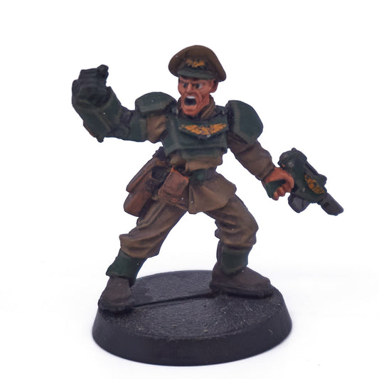 Astra Militarum - Lieutenant with Power Fist (Metal) (03679) - Used