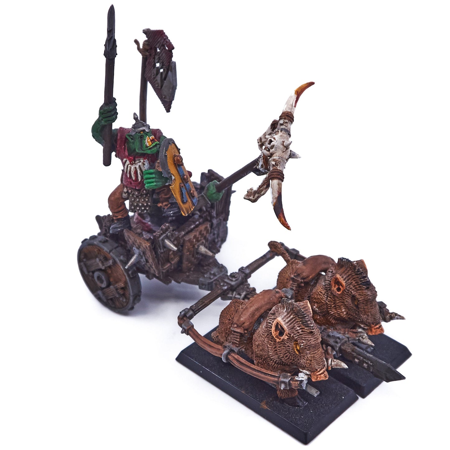 Orcs & Goblins - Orc Boar Chariot (04622) - Used