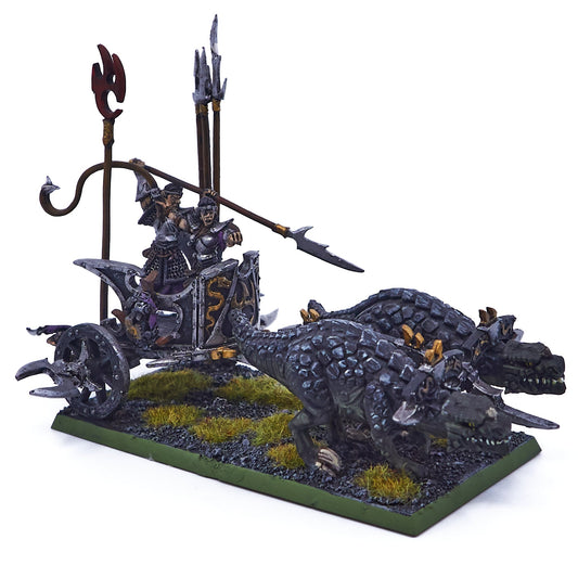 Dark Elves - Cold One Chariot (Metal) (05124) - Used