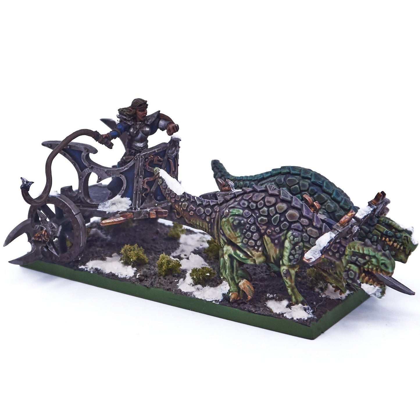 Dark Elves - Cold One Chariot (Metal) (05125) - Used