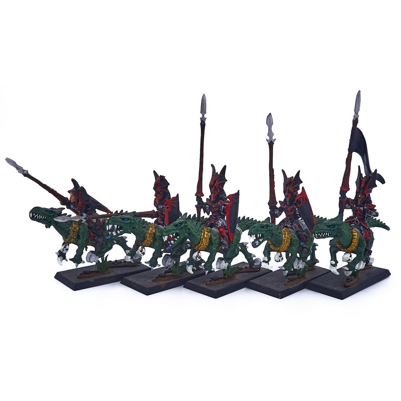 Dark Elves - Cold One Knights (Metal) (05289) - Used