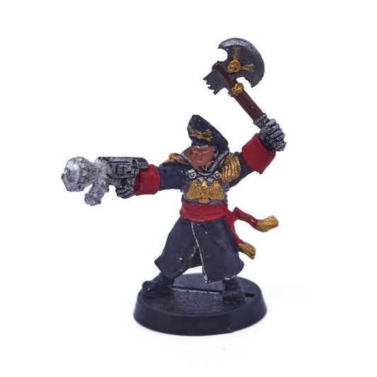 Astra Militarum - Commissar with Power Axe (Metal) (05676) - Used