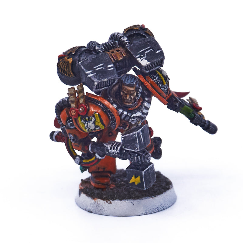 Space Marines - Space Marine Captain with Jump Pack (Converted) (Metal) (05828) - Used