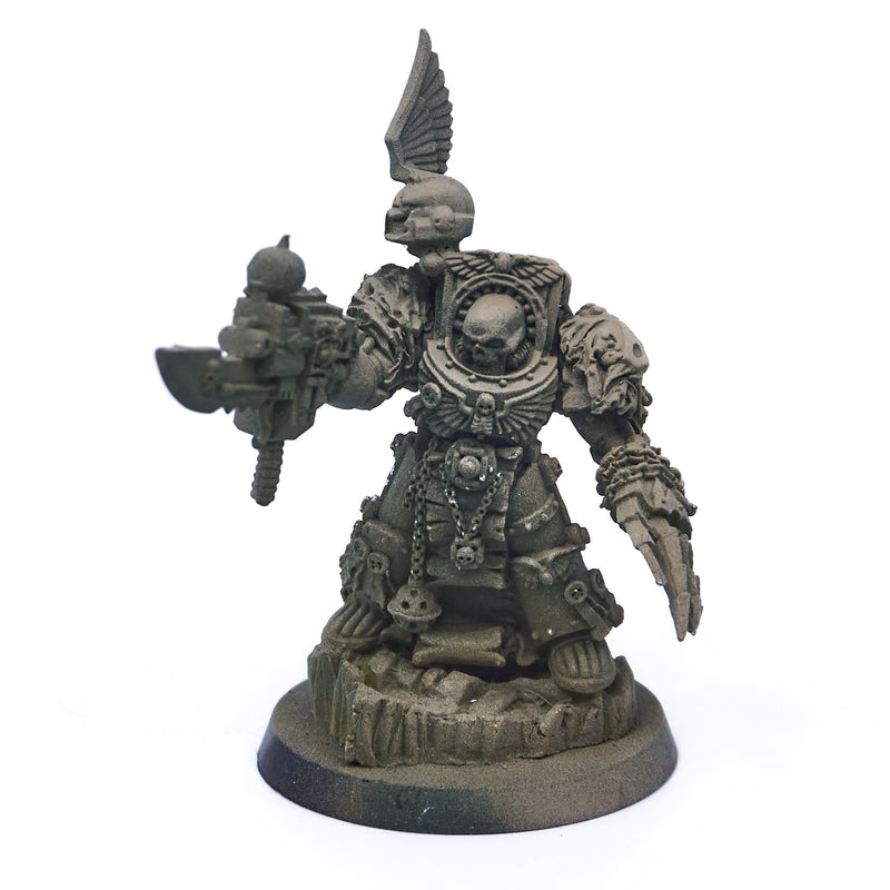 Space Marines - Chaplain in Terminator Armour (Converted) (Metal) (06082) - Used