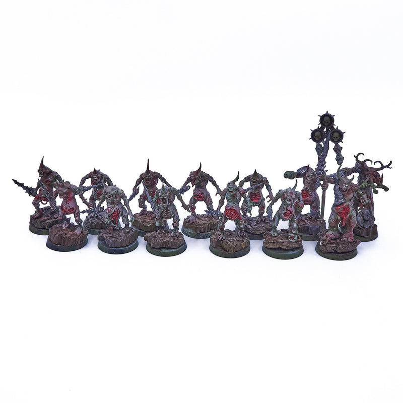 Daemons of Chaos - Plaguebearers of Nurgle (06351) - Used