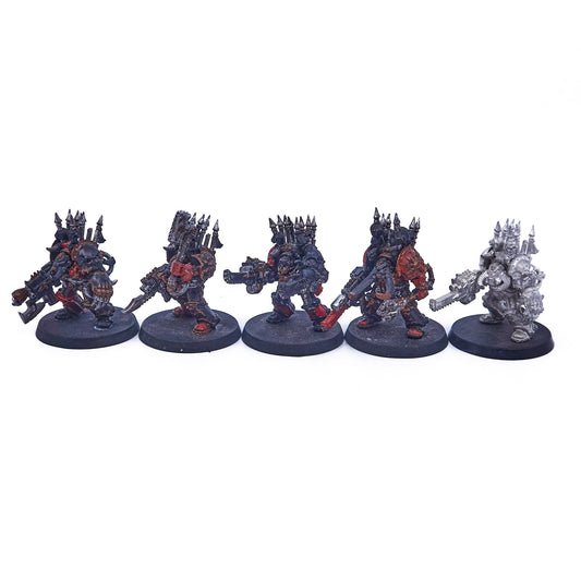 Chaos Space Marines - Chaos Terminator Squad (Metal) (06521) - Used