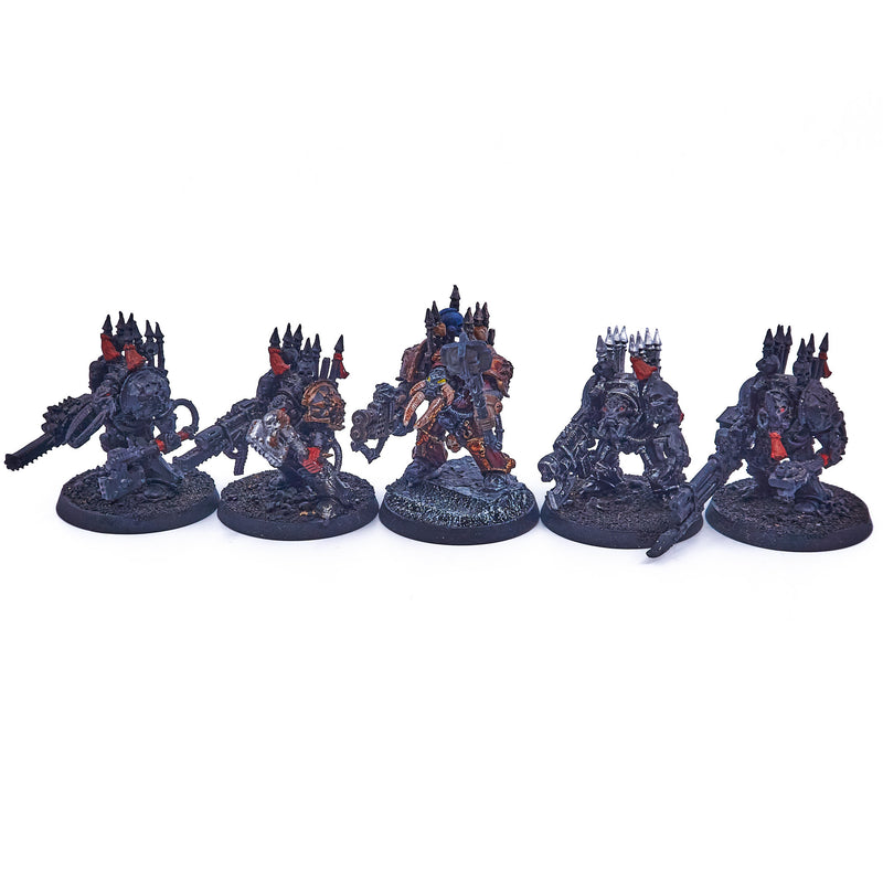 Chaos Space Marines - Chaos Terminator Squad (Metal) (06522) - Used