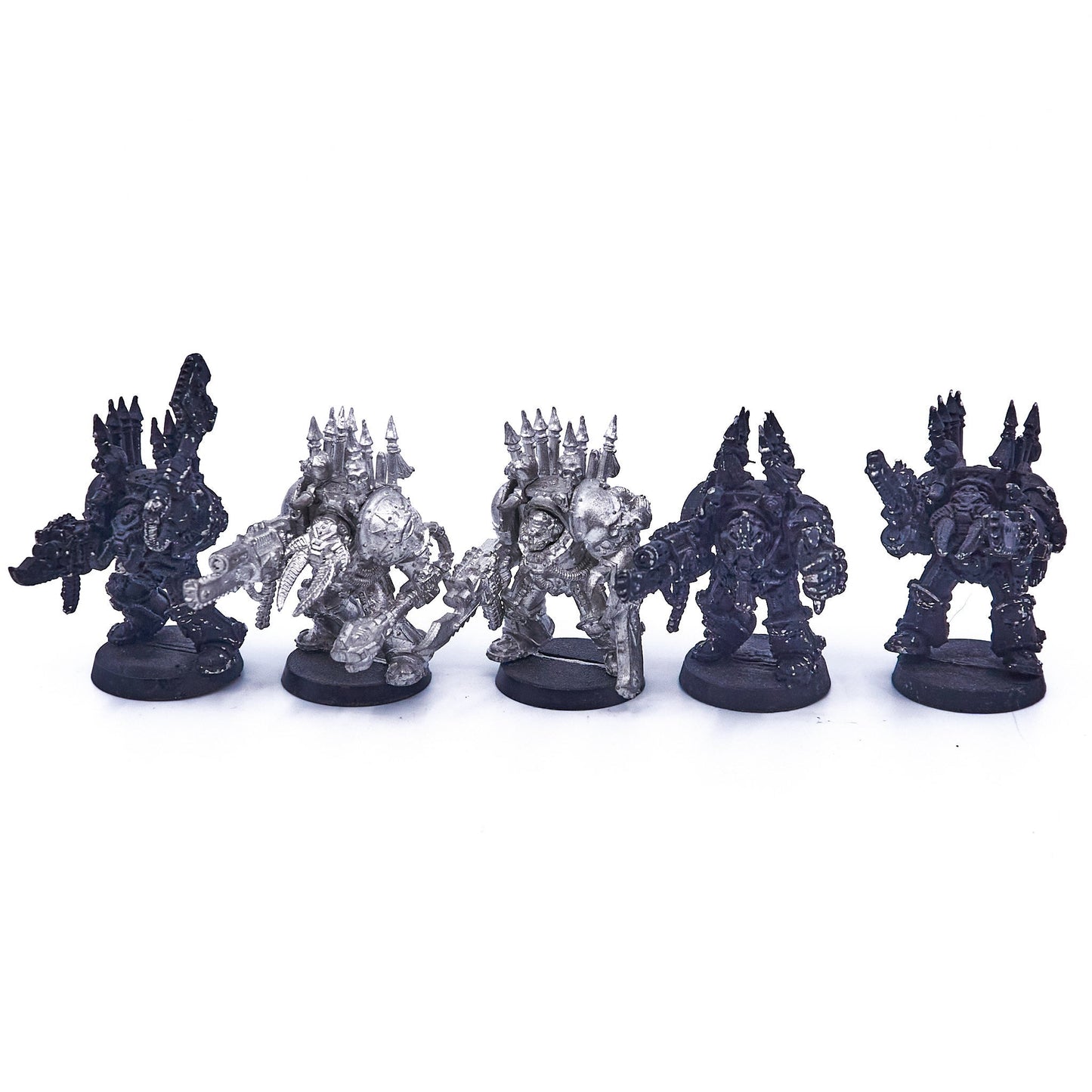 Chaos Space Marines - Chaos Terminator Squad (Metal) (06523) - Used