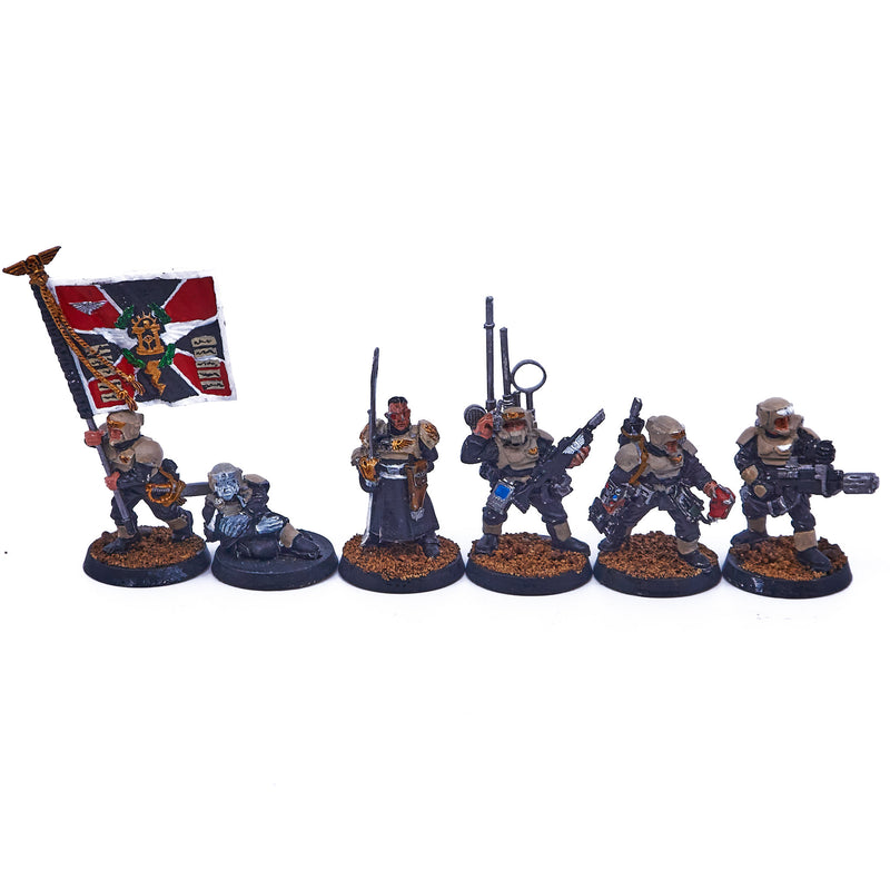 Astra Militarum - Cadian Command Squad (Metal) (06567) - Used