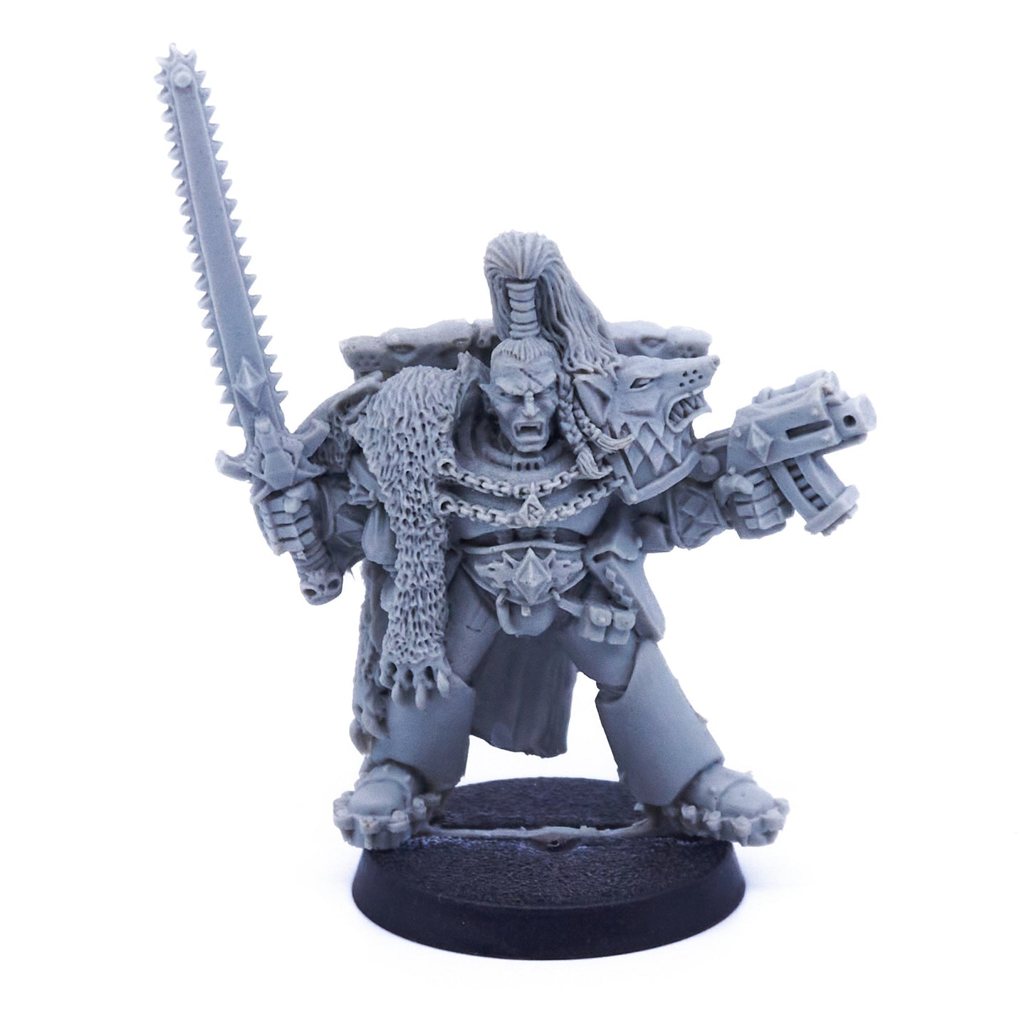 Space Wolves - Ragnar Blackmane (Resin) (06954) - Used