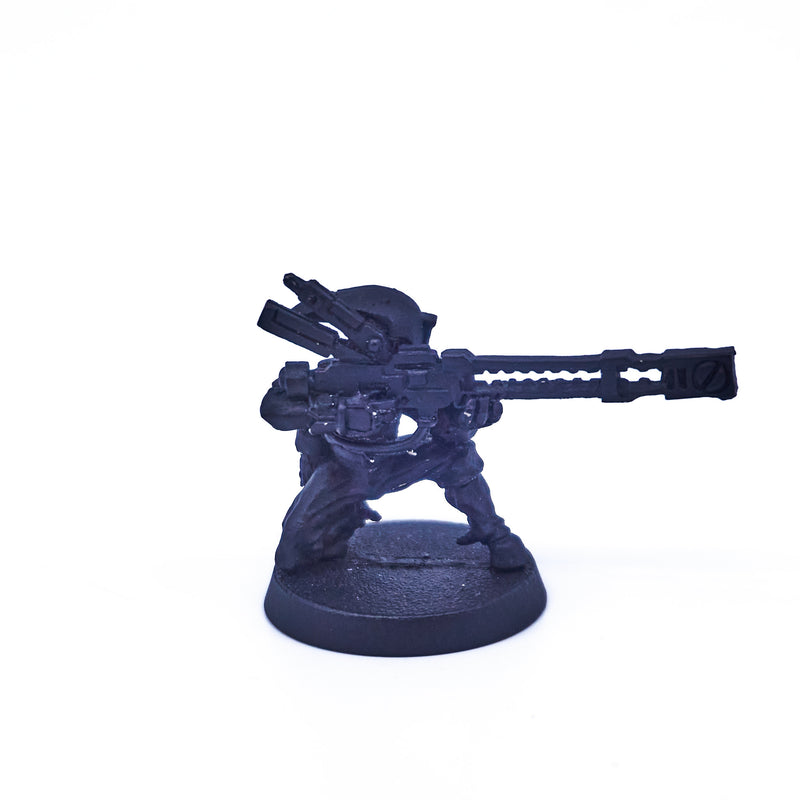 T'au Empire - Pathfinder with Rail Rifle (Metal) (07017) - Used