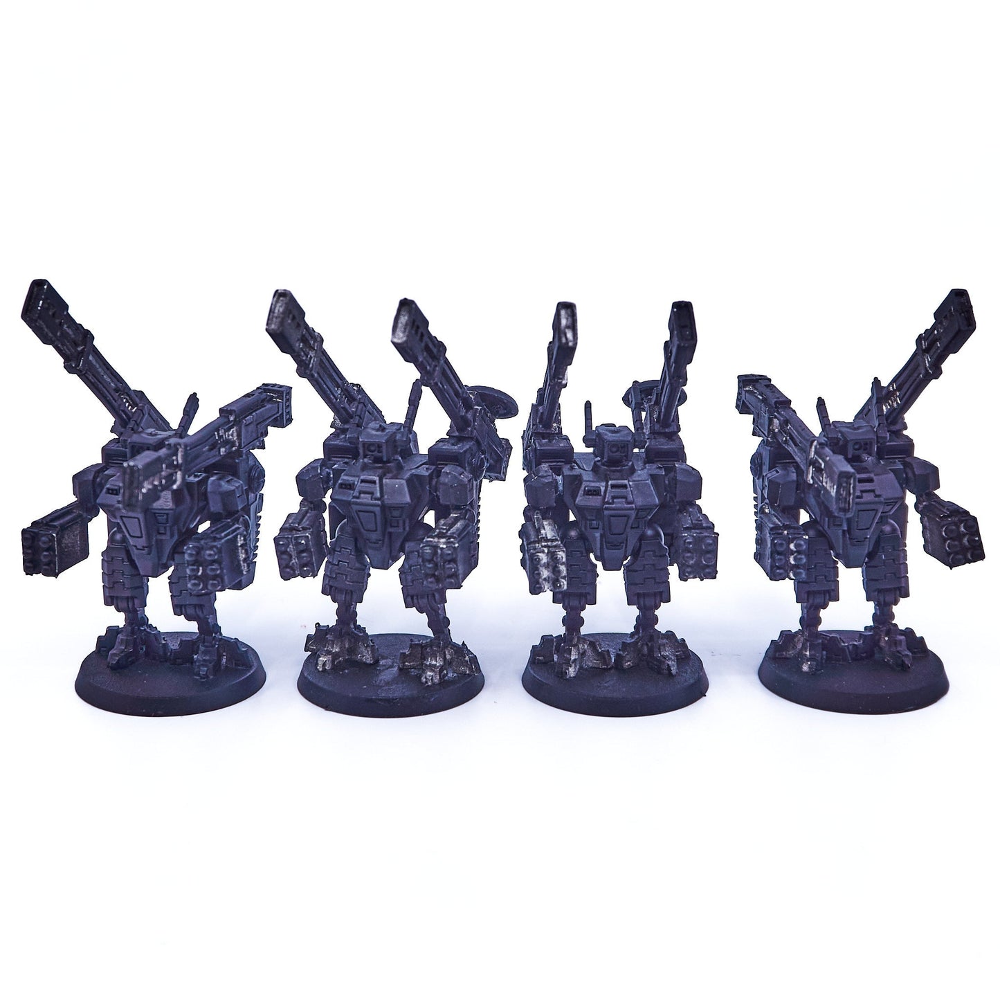 T'au Empire - XV88 Broadside Battlesuits (Metal) (07025) - Used