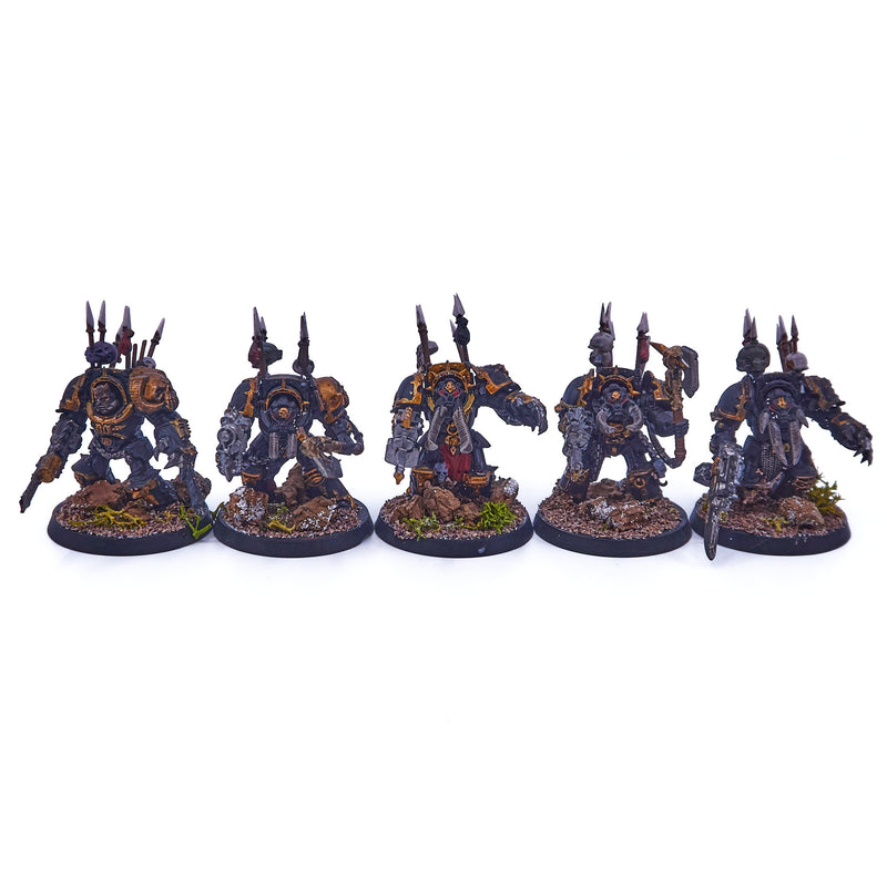 Chaos Space Marines - Chaos Terminator Squad (07370) - Used