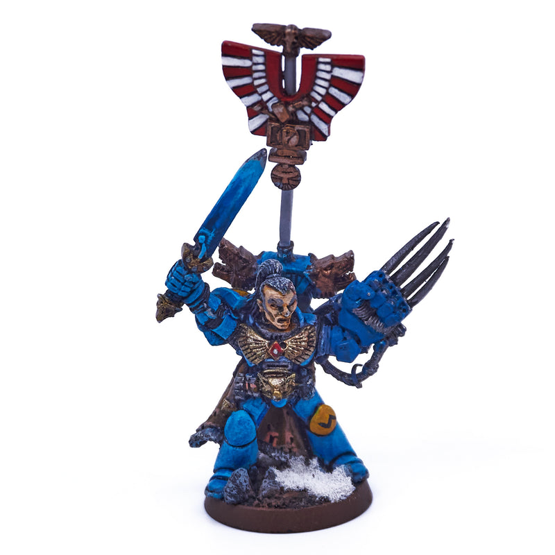 Space Wolves - Space Wolves Captain (Metal) (07497) - Used