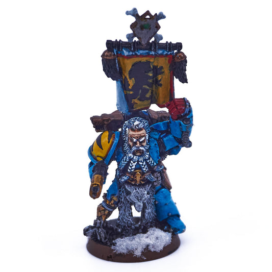 Space Wolves - Space Wolves Captain (Metal) (07498) - Used