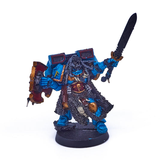 Space Wolves - Space Wolves Captain (Metal) (07499) - Used