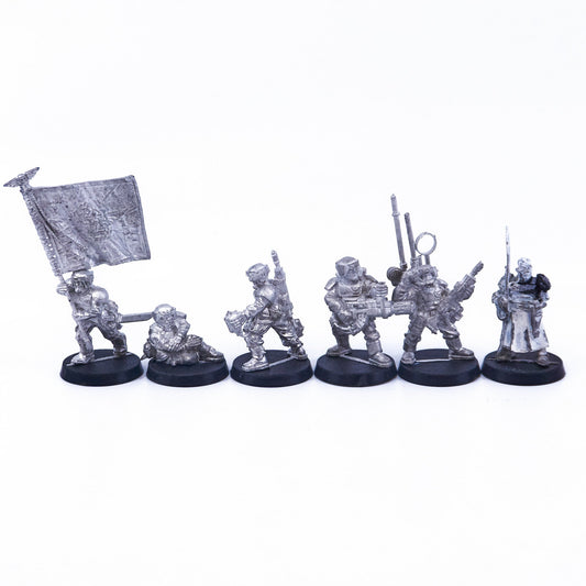 Astra Militarum - Imperial Guard Command Squad (Metal) (07723) - Used