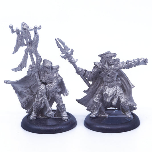 Circle Orboros - Wolves of Orboros Chieftain & Standard (Metal) (08108) - Used