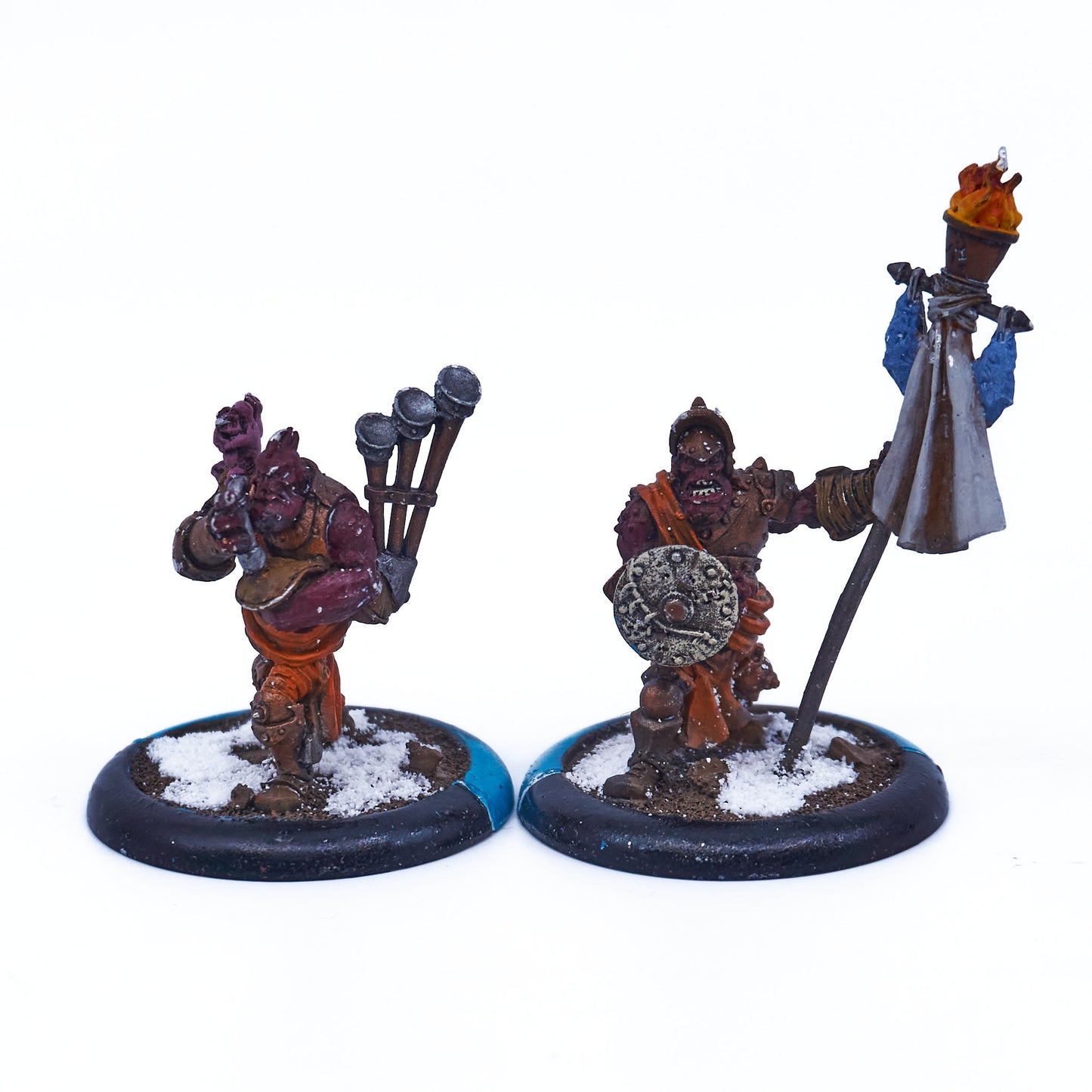 Trollblood - Kriel Warrior Standard Bearer Piper (08497) - Used