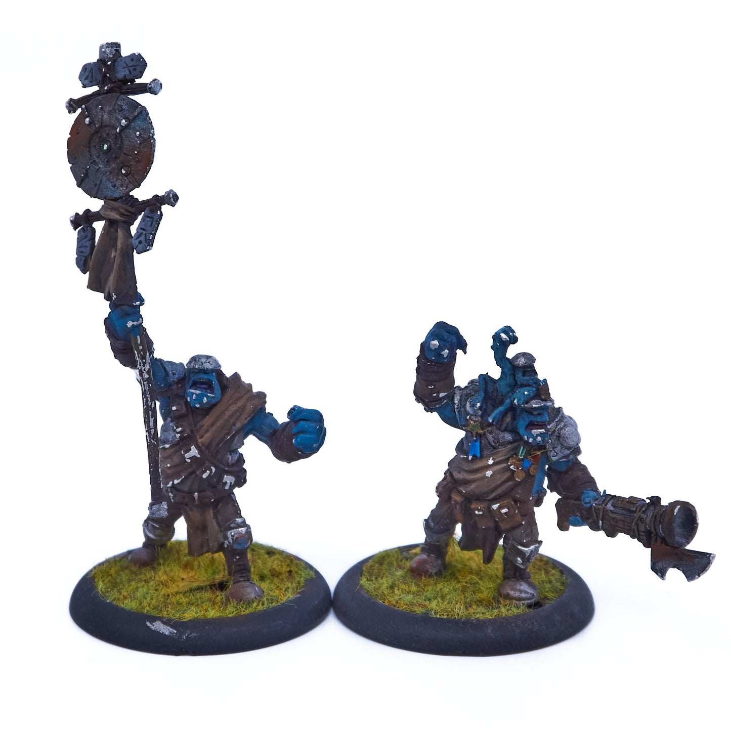 Trollbloods - Scattergunner Officer and Standard (08520) - Used