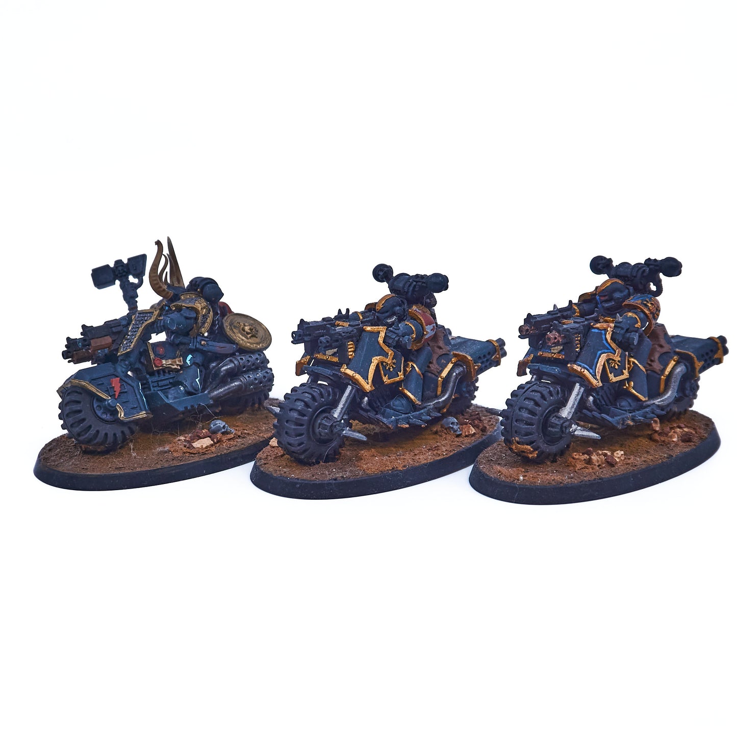 Chaos Space Marines - Chaos Bikers (09089-V) - Used