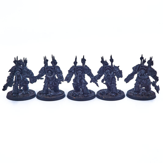 Chaos Space Marines - Chaos Terminator Squad (09091-V) - Used