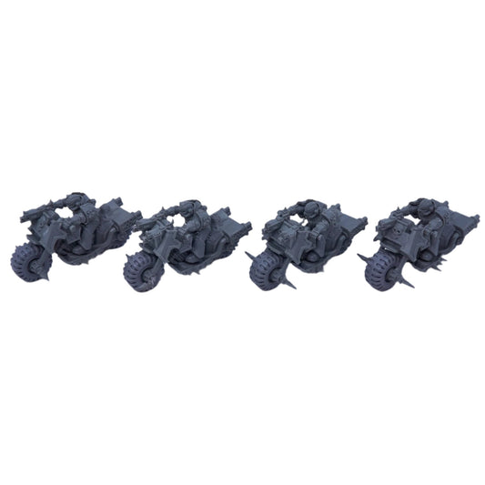 Chaos Space Marines - Chaos Bikers (Incomplete) (09230) - Used