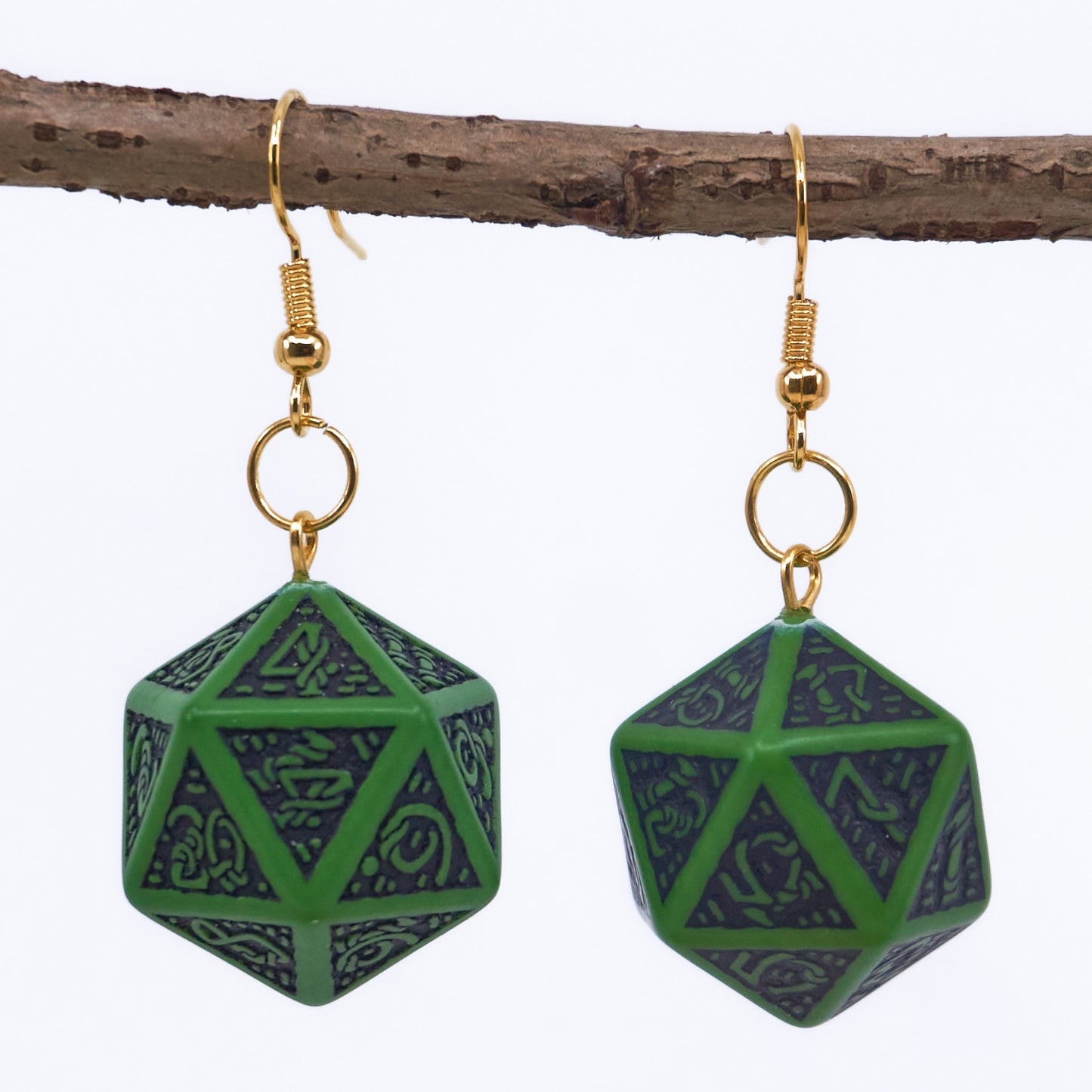 Grandes boucles d'oreilles D20