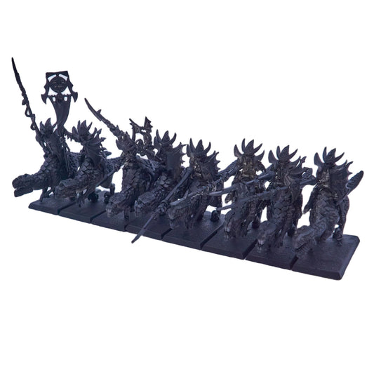 Dark Elves - Cold One Riders (09456) - Used