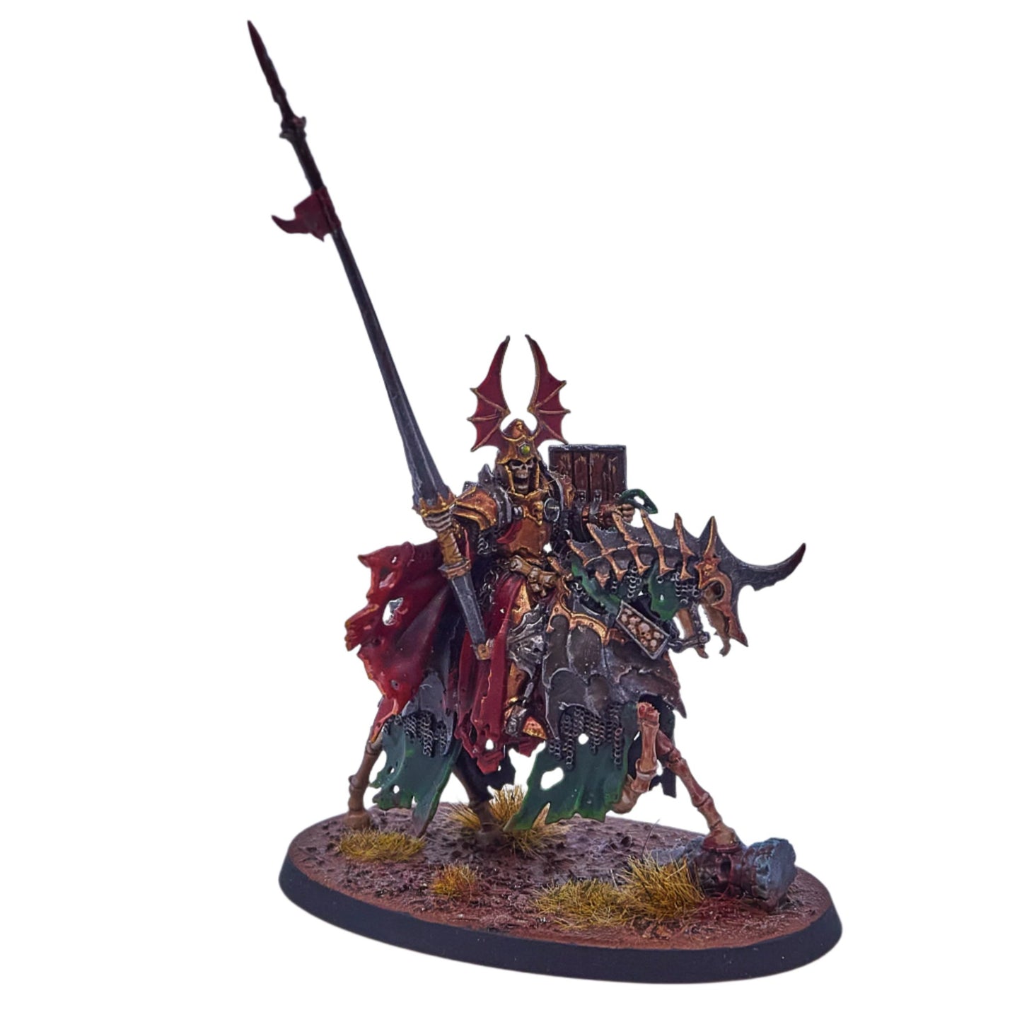 Soulblight Gravelords - Wight King on Skeletal Steed (09488-V) - Used