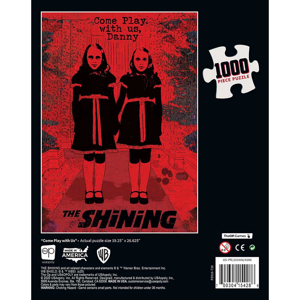 1000 Puzzle The Shining "Come Play With Us"