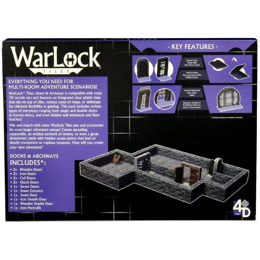 4D Warlock Tiles - Doors & Archways ( 16503 )