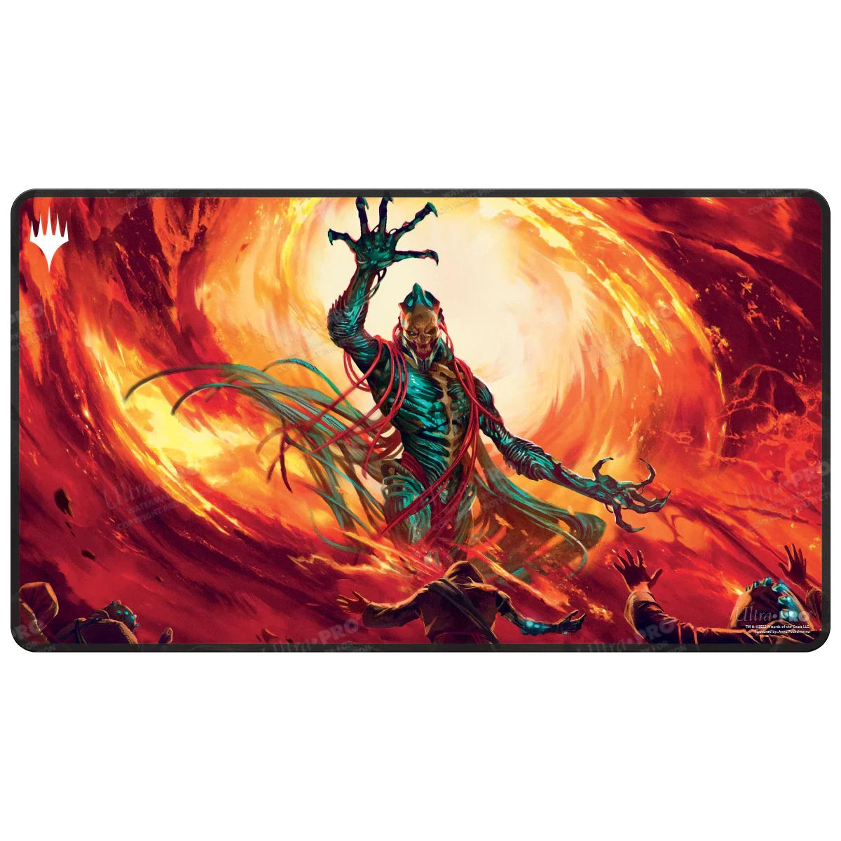 The Brothers' War Gix, Yawgmoth Praetor Stitched Standard Gaming Playmat for Magic: The Gathering