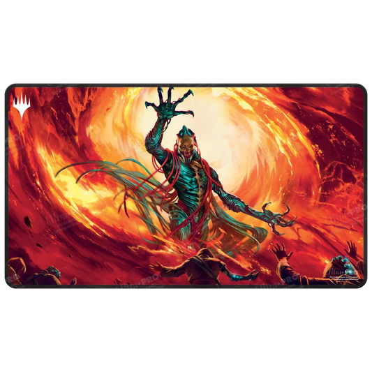 The Brothers' War Gix, Yawgmoth Praetor Stitched Standard Gaming Playmat for Magic: The Gathering