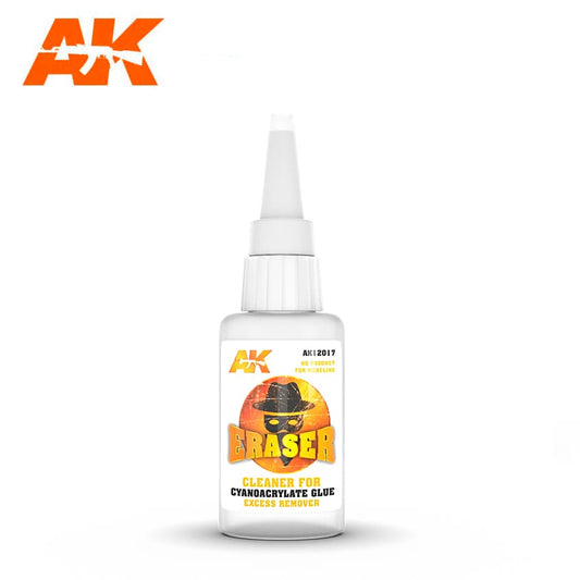 AK Interactive Eraser Cleaner For Cyanoacrylate Glue