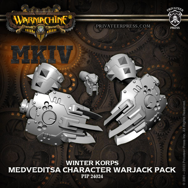 Warmachine MKIV - Khador Winter Corps: Medveditsa Character Pack