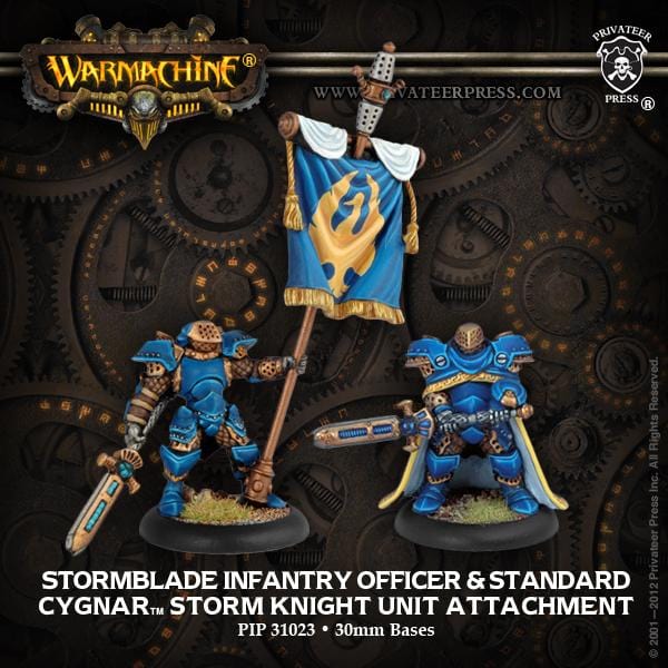 Stormblade Infantry Officer & Standard - pip31023