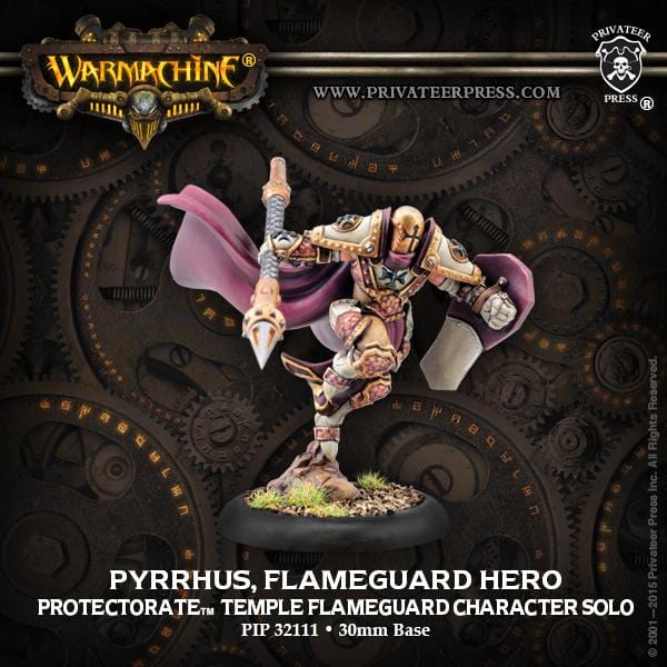 Pyrrhus, Flameguard Hero - pip32111 - Used