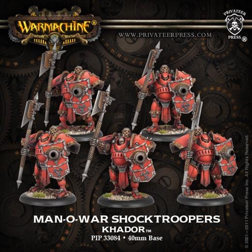 Man-O-War Shocktroopers Unit (Plastic) - pip33084