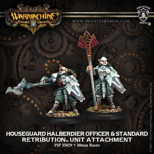 Houseguard Halberdier Officer & Standard Bearer - pip35029