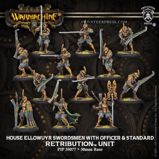 Ellowuyr Swordsmen W/Officer & Standard - pip35077