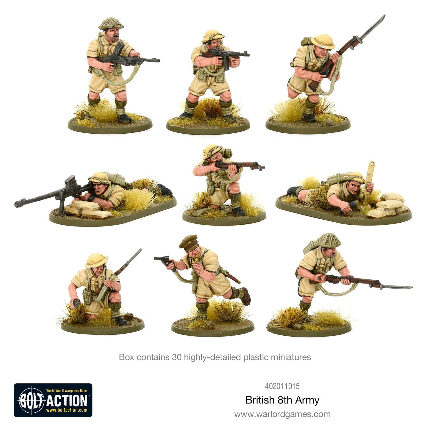 Bolt Action British 8th Army Infantry ( 402011015 )