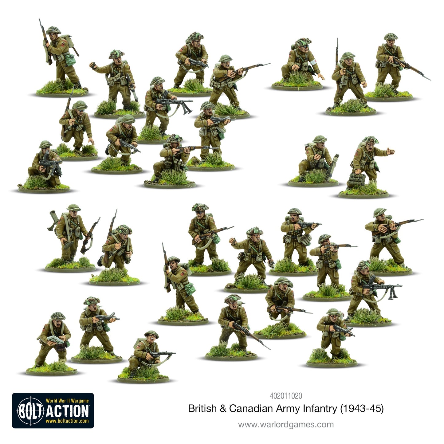 Bolt Action British & Canadian Army Infantry (1943-45) ( 402011020 )