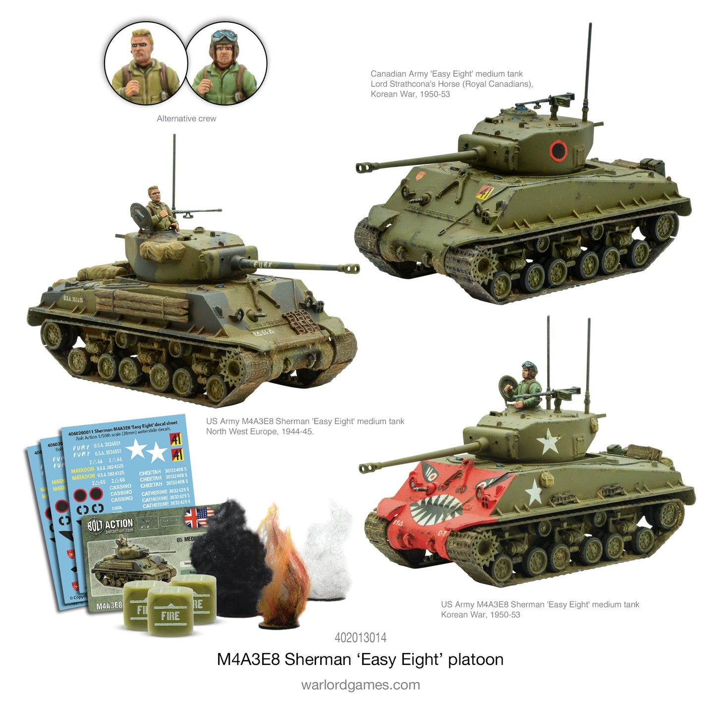 M4A3E8 Sherman Easy Eight Platoon (402013014)