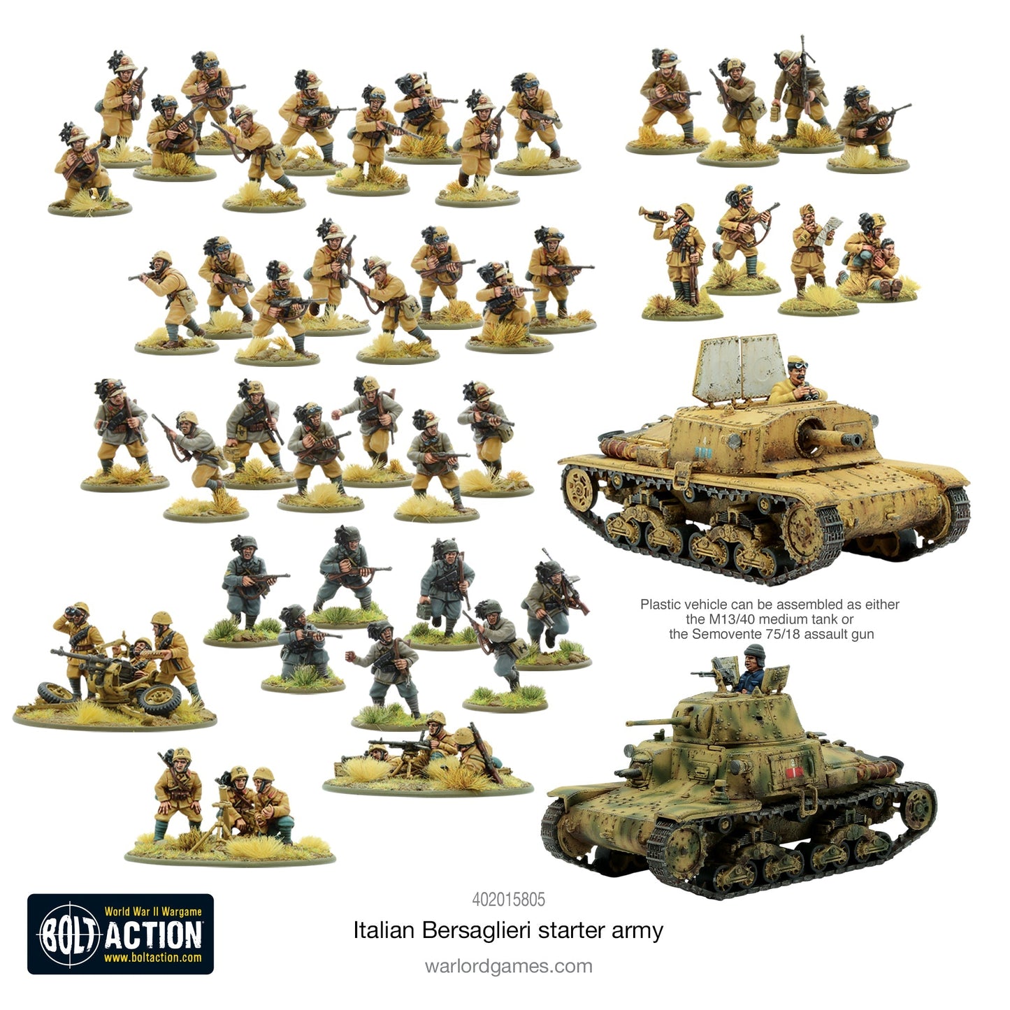 Bolt Action Italian Bersaglieri Starter Army ( 402015805 )