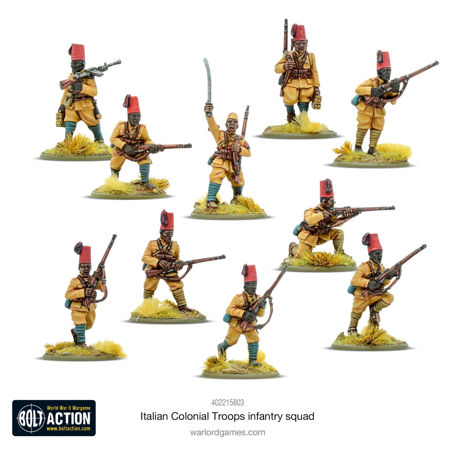 Bolt Action Italian Colonial Troops Infantry Section ( 402215803 )