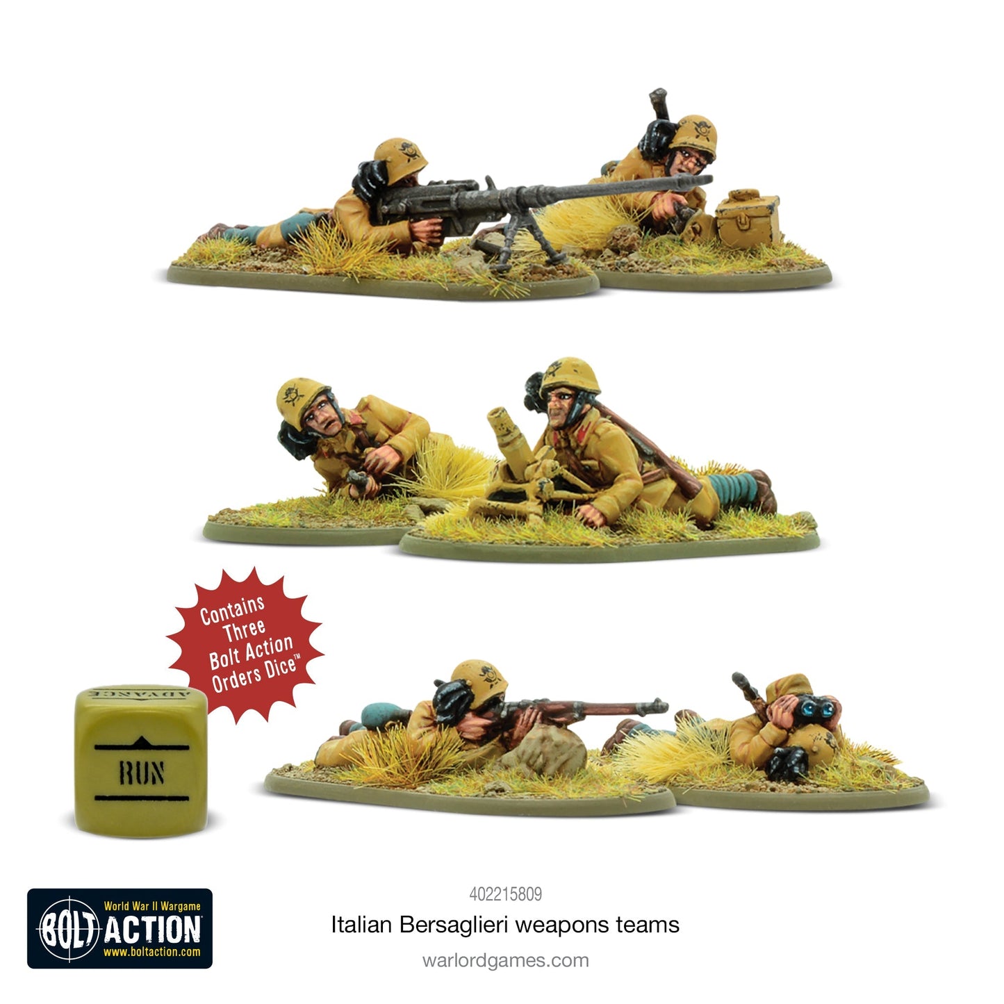 Bolt Action Italian Bersaglieri Weapons Teams ( 402215809 )